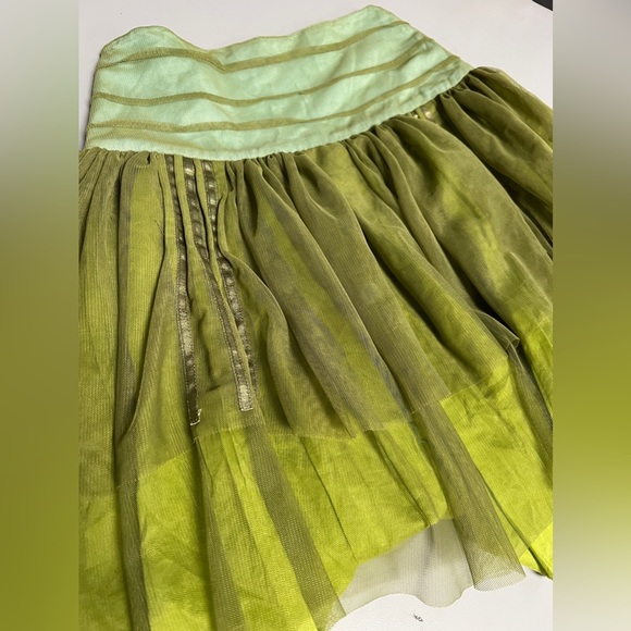 Deux par Deux toile multi textured skirt sz 8 - Picture 4 of 6